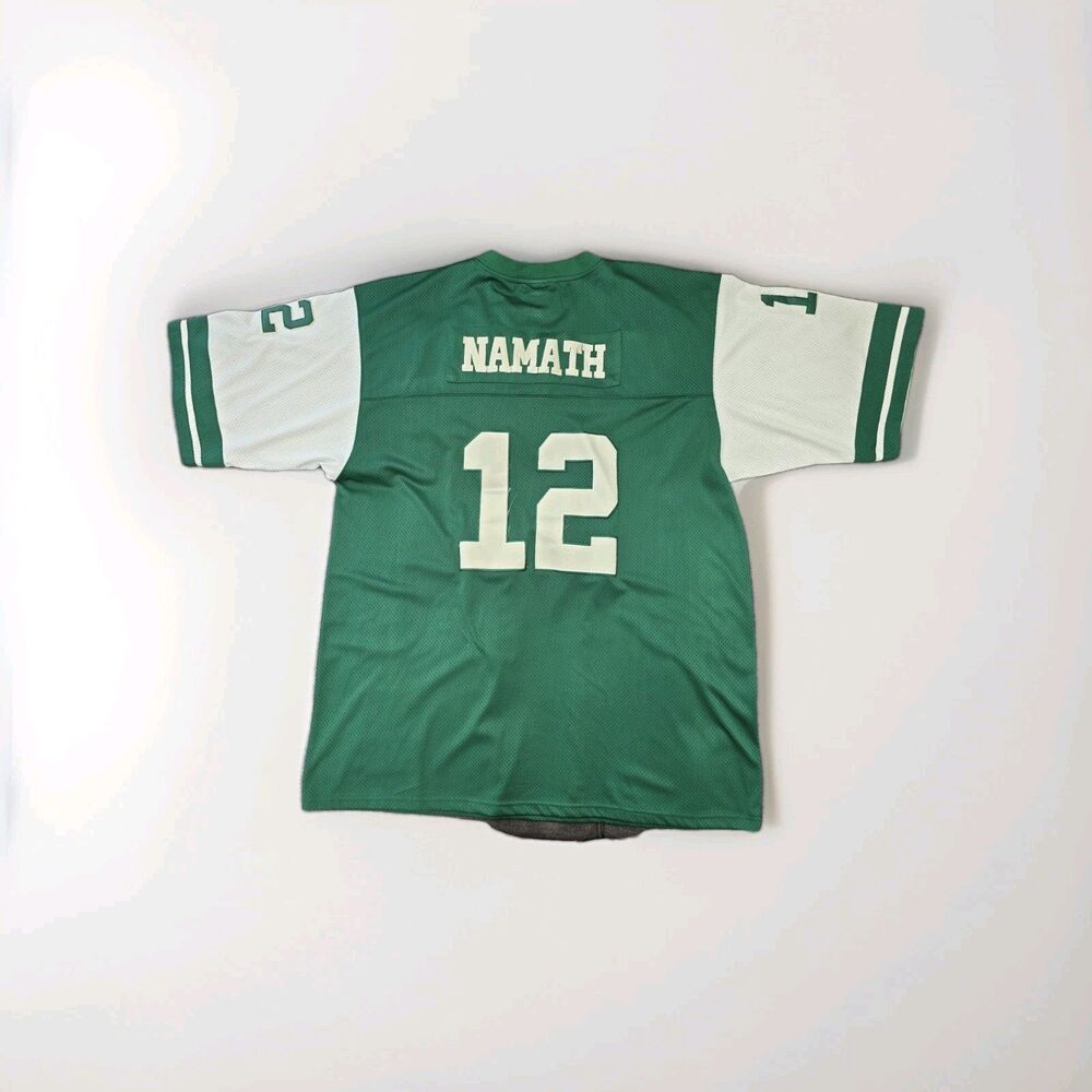 Mitchell & Ness Joe Namath 12 NY Jets Jersey 60 Y2K 00s Oversized - Picture 8 of 12